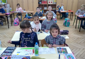 Uczniowie w klasie