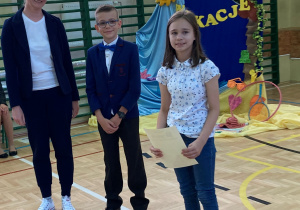 Najlepsi uczniowie klasa czwarta