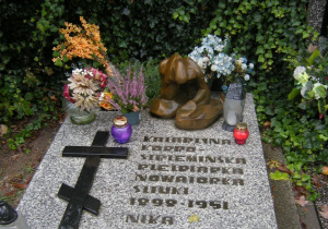 grób Katarzyny Kobro - Cmentarz prawosławny