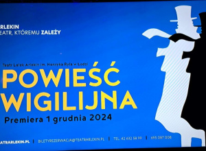 Wyjście do teatru Arlekin na przedstawienie pt. ,,Opowieść wigilijna"