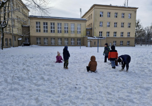 Zimowa lekcja klasy II i III