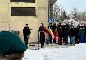 Uczniowie SP40 na obchodach 85 rocznicy wysiedlenia mieszkańców