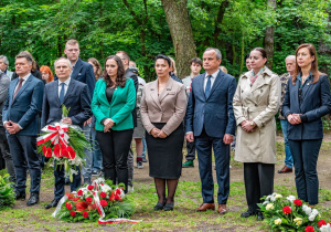 Pani wiceprezydent miasta wraz urzędnikami miejskimi