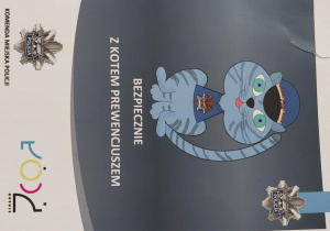 Plakat promujący bezpieczeństwo w ruchu drogowym