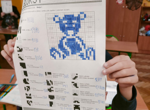 Dzień Pluszowego Misia na matematyce w klasie IV